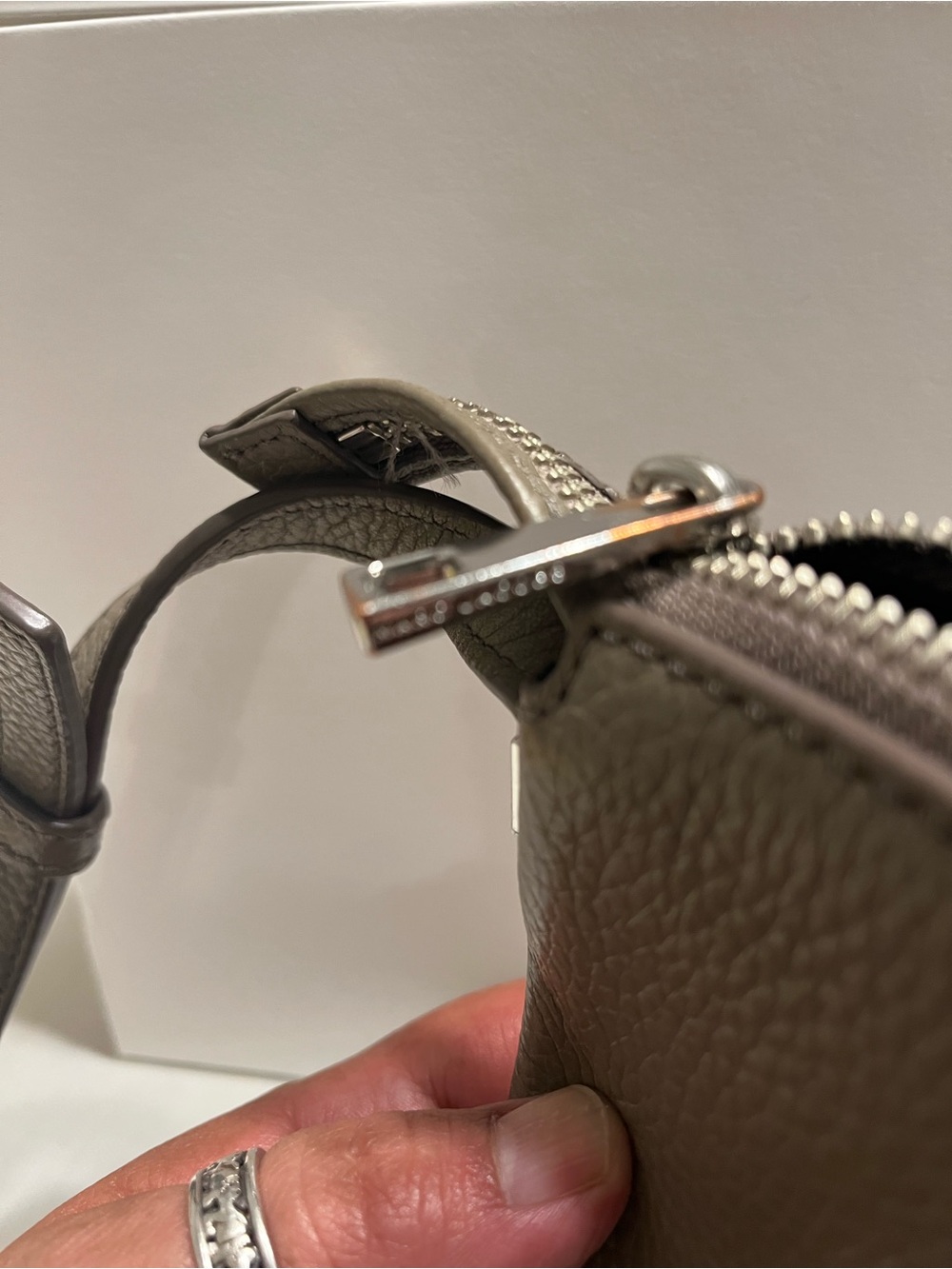 Marc Jacobs Pebbled Leather Crossbody in Taupe - Picture 5 of 8